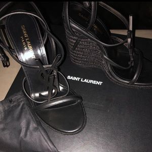 Saint Laurent YSL BRAND NEW Cassandra 110mm Wedges